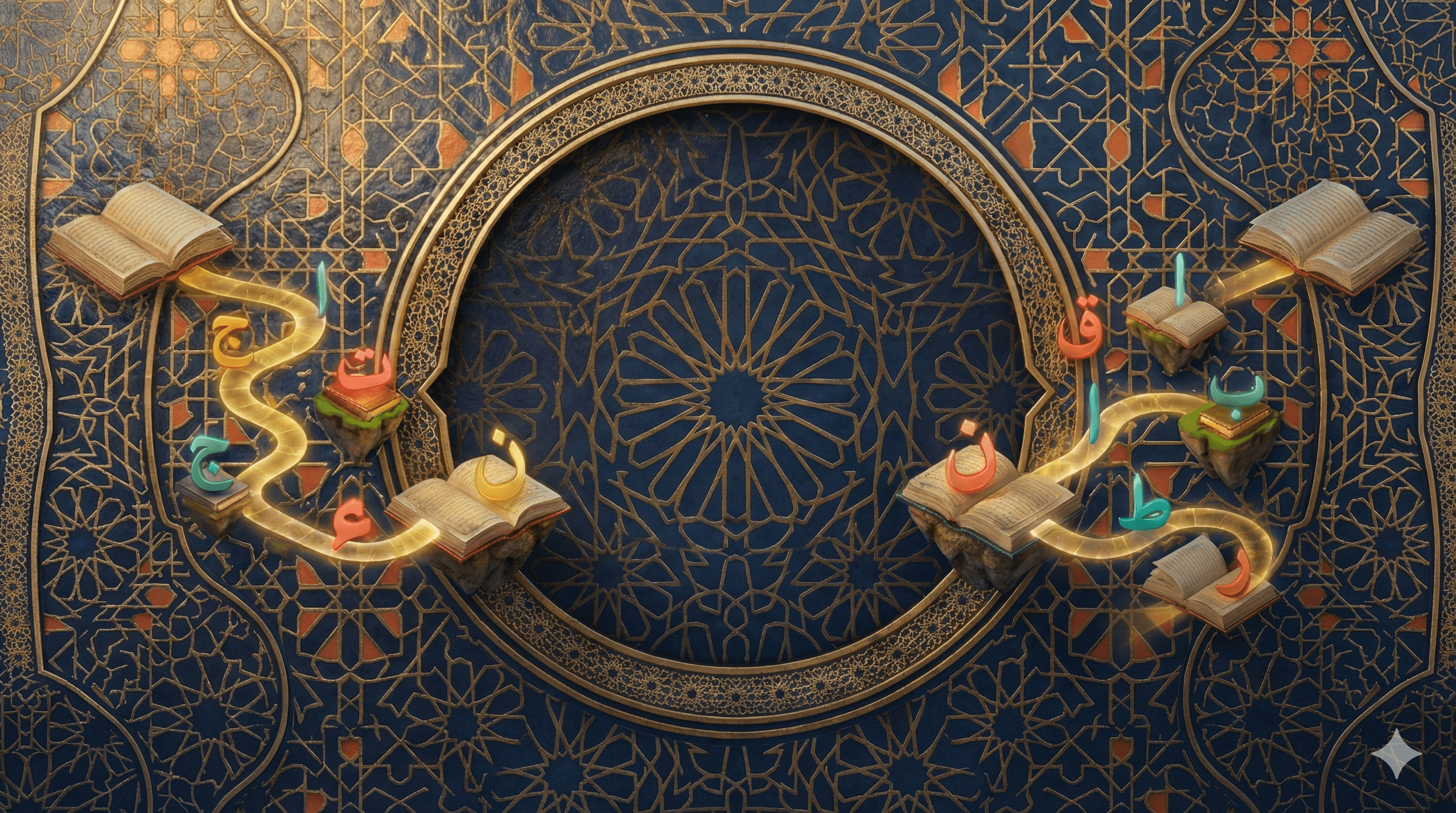 Motifs zellige marocains en arrière-plan